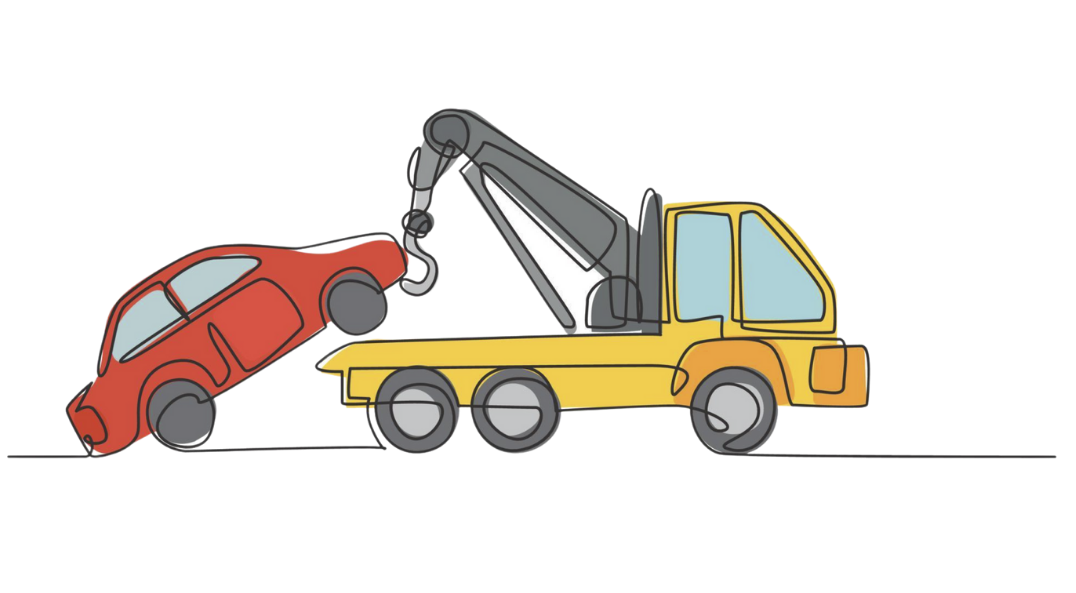 Towing illustration